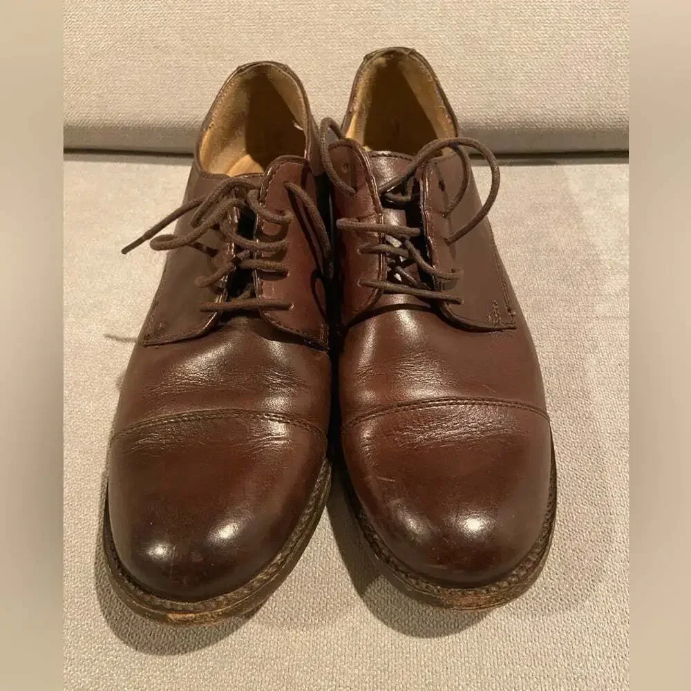 Frye Dark Brown Leather Oxfords
